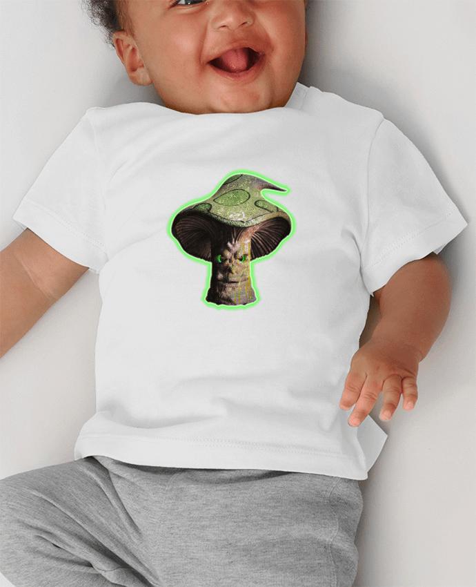 T-shirt bébé Seta manches courtes du designer Santiaguen