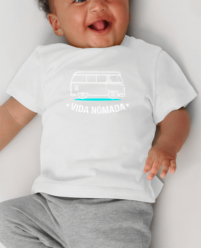 T-shirt bébé Vida Nómada Vanlife manches courtes du designer berth99
