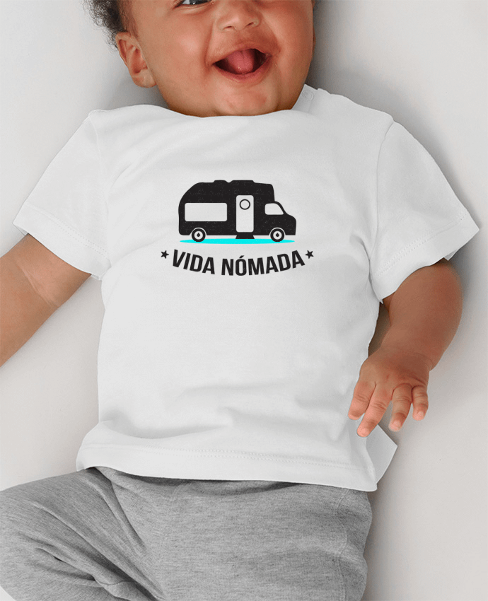 T-shirt bébé Vida Nómada Vanlife manches courtes du designer berth99