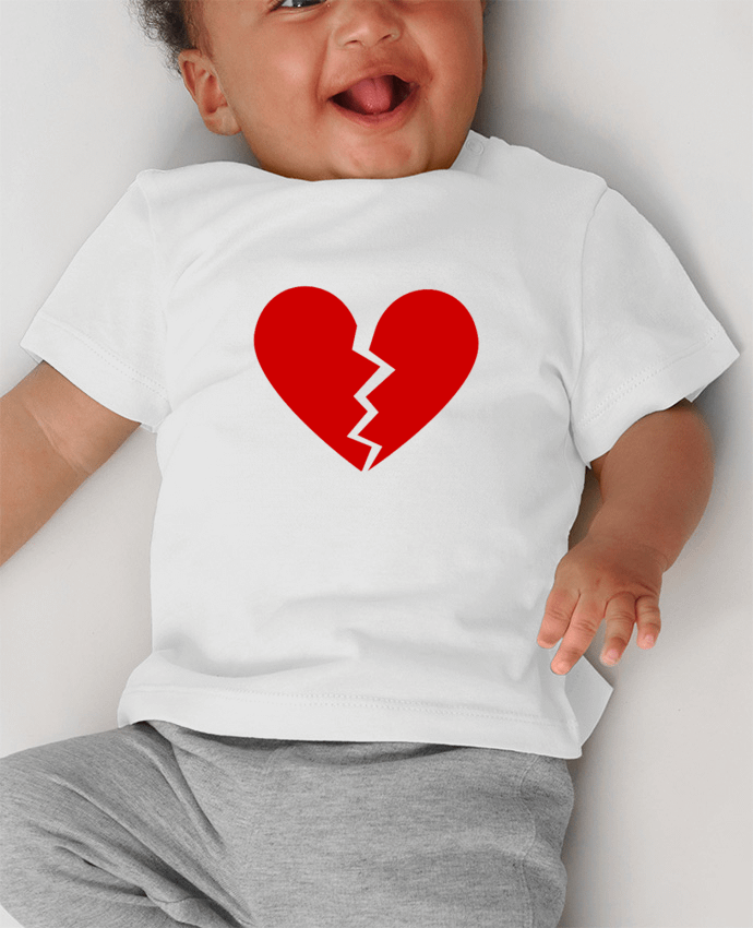 T-shirt bébé HRTBRK manches courtes du designer evancr