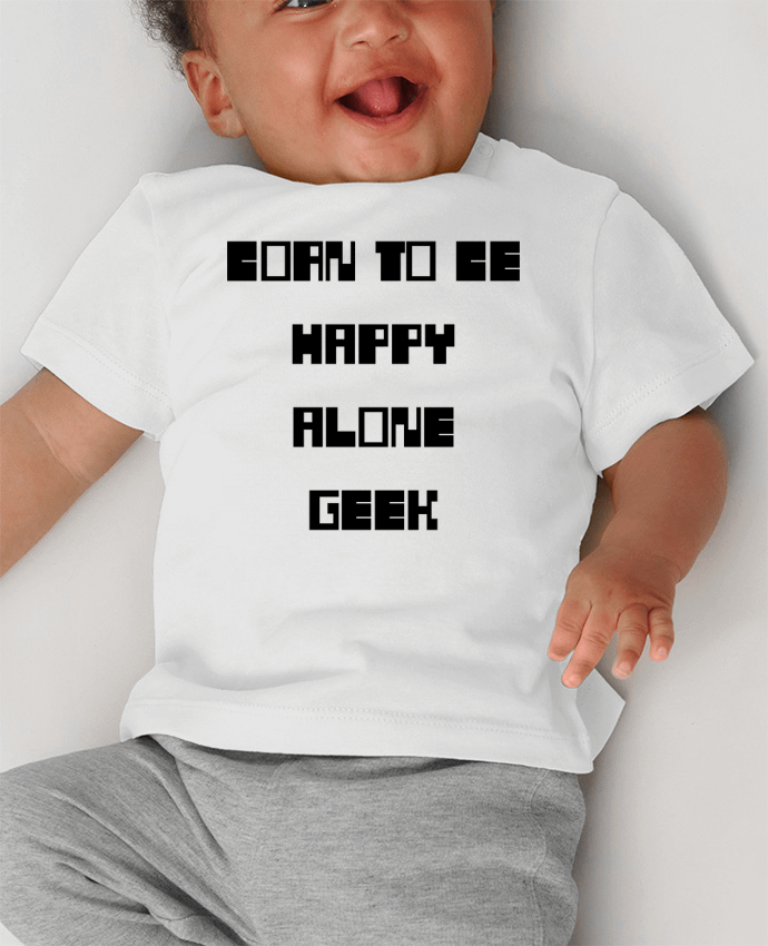 T-shirt bébé BORN TO BE manches courtes du designer Sakenobi