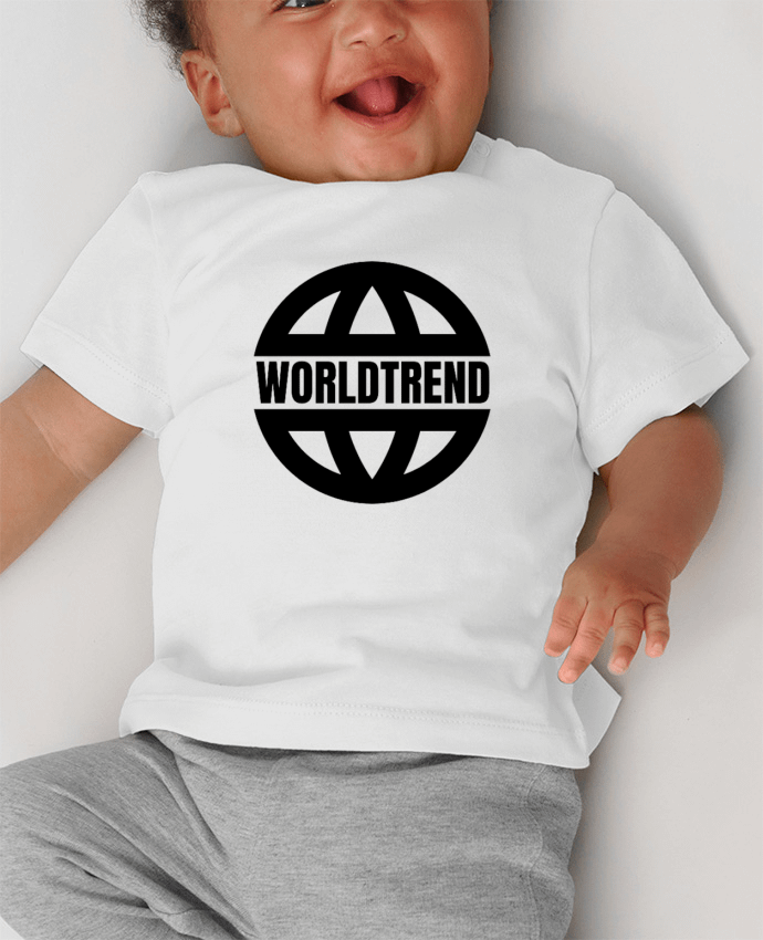 T-shirt bébé WORLDTREND manches courtes du designer evancr