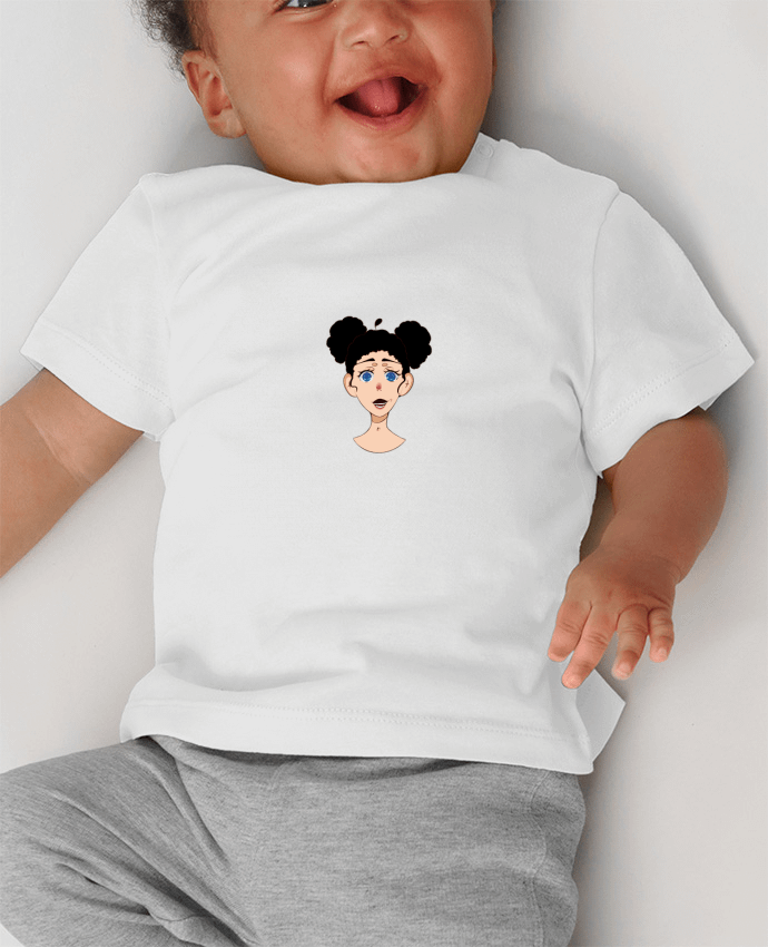 T-shirt bébé Manga jeune-femme manches courtes du designer Nathp77