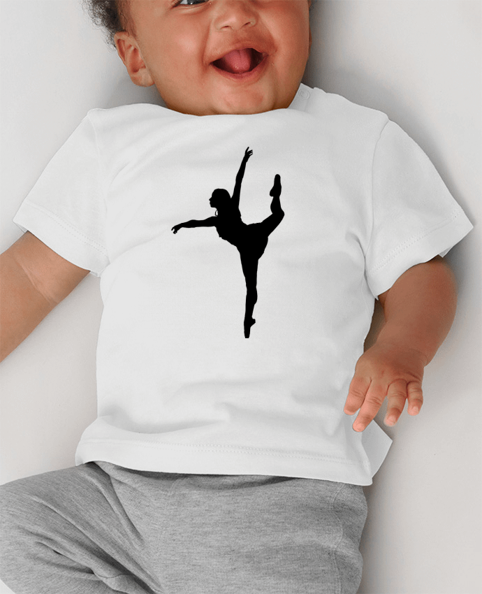 T-shirt bébé Danseuse manches courtes du designer Misstake