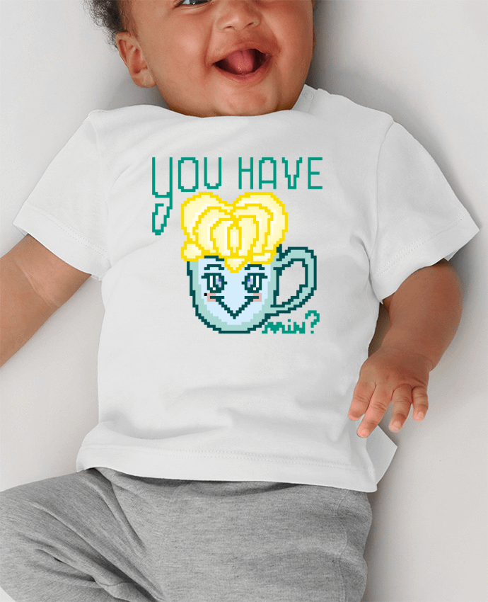T-shirt bébé MOMENT manches courtes du designer Santiaguen