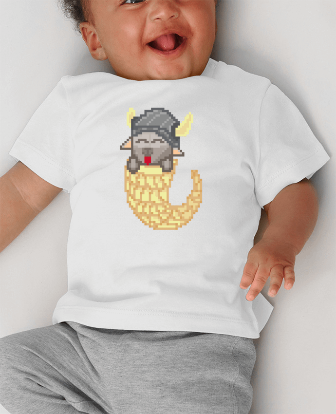 T-shirt bébé W manches courtes du designer Santiaguen