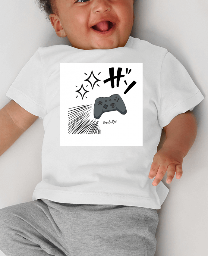 T-shirt bébé Manga VincelaR78 manches courtes du designer VincelaR