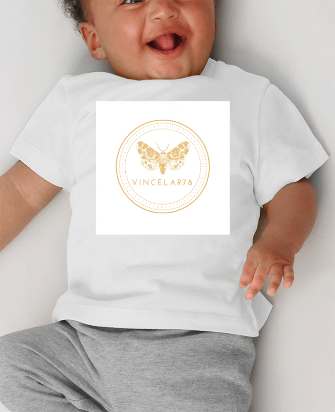 T-shirt bébé Butterfly effect manches courtes du designer VincelaR