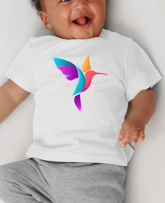 T-shirt bébé Colibrí manches courtes du designer AEY ARTISTS