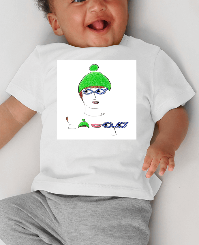 T-shirt bébé tiago2 manches courtes du designer Mobius