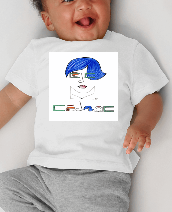 T-shirt bébé cédric2 manches courtes du designer Mobius
