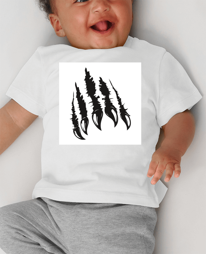 T-shirt bébé Griffes manches courtes du designer jibo