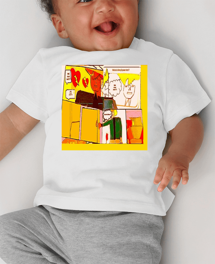 T-shirt bébé EDMONDO manches courtes du designer Fame8