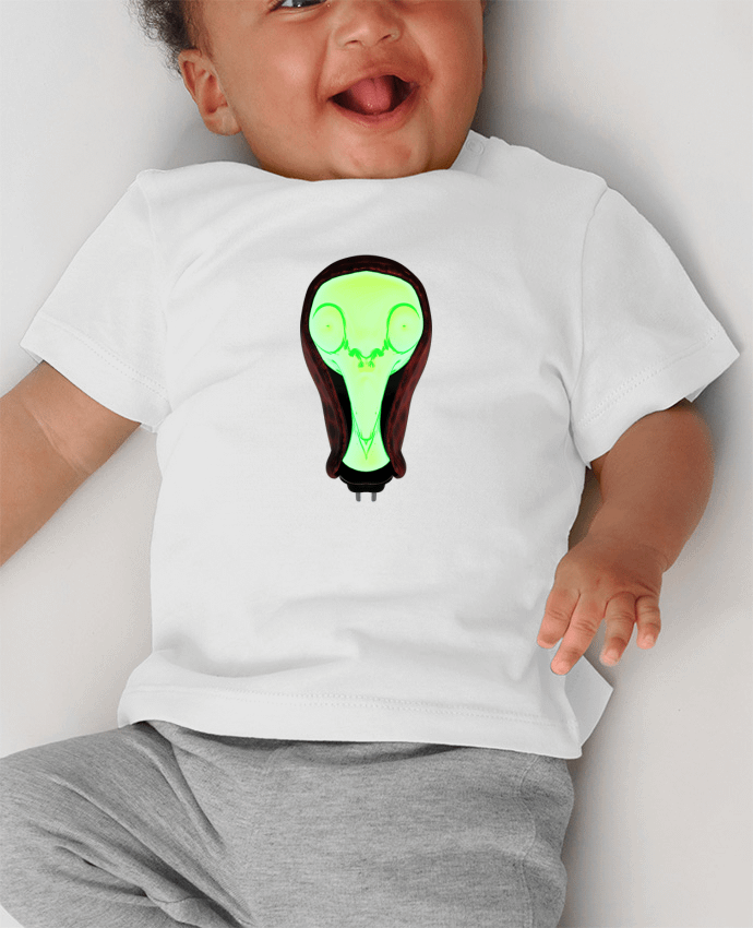 T-shirt bébé ILLUMINATED manches courtes du designer Santiaguen