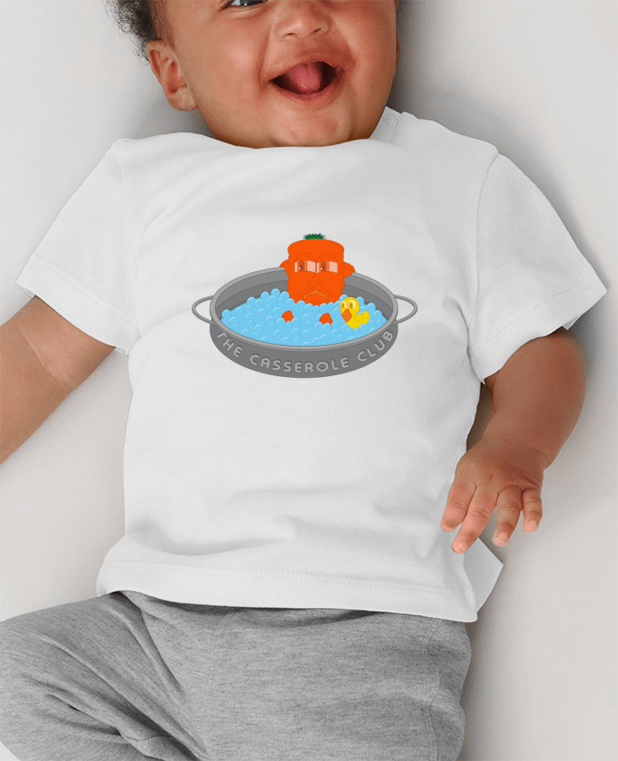 T-shirt bébé CLUB manches courtes du designer Santiaguen