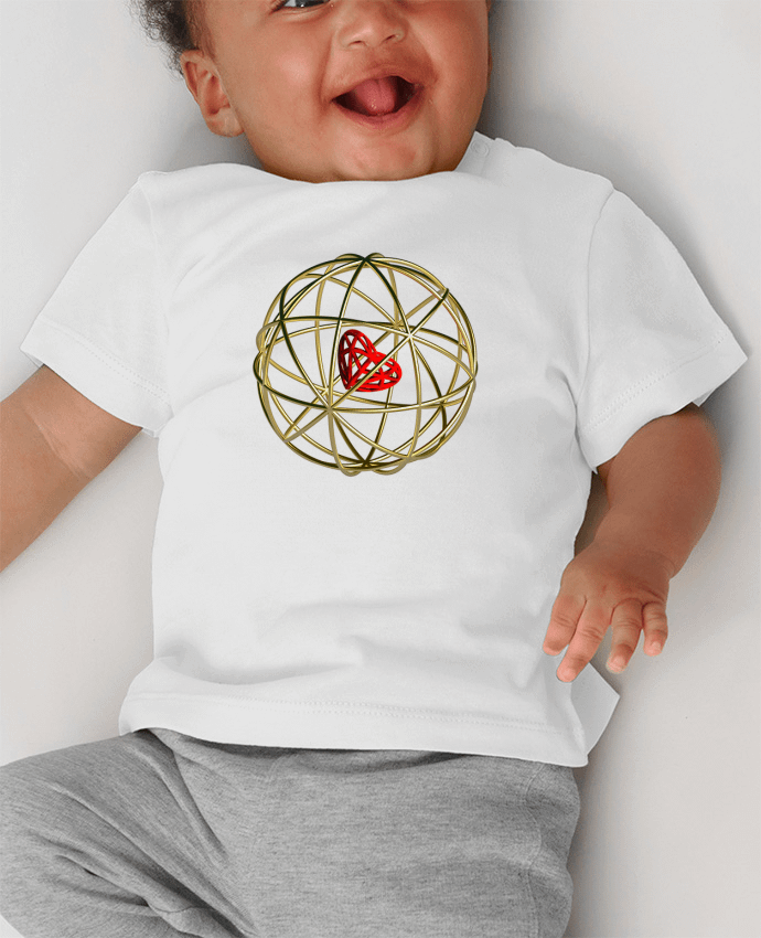 T-shirt bébé YOUR NORTH manches courtes du designer Santiaguen