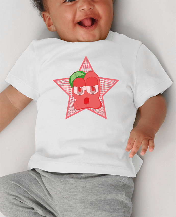 T-shirt bébé DO NOT CUT YOURSELF manches courtes du designer Santiaguen