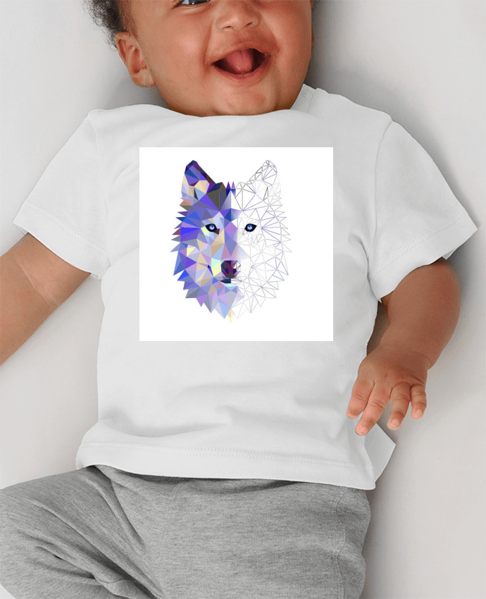 T-shirt bébé Lobo manches courtes du designer creativeSkin