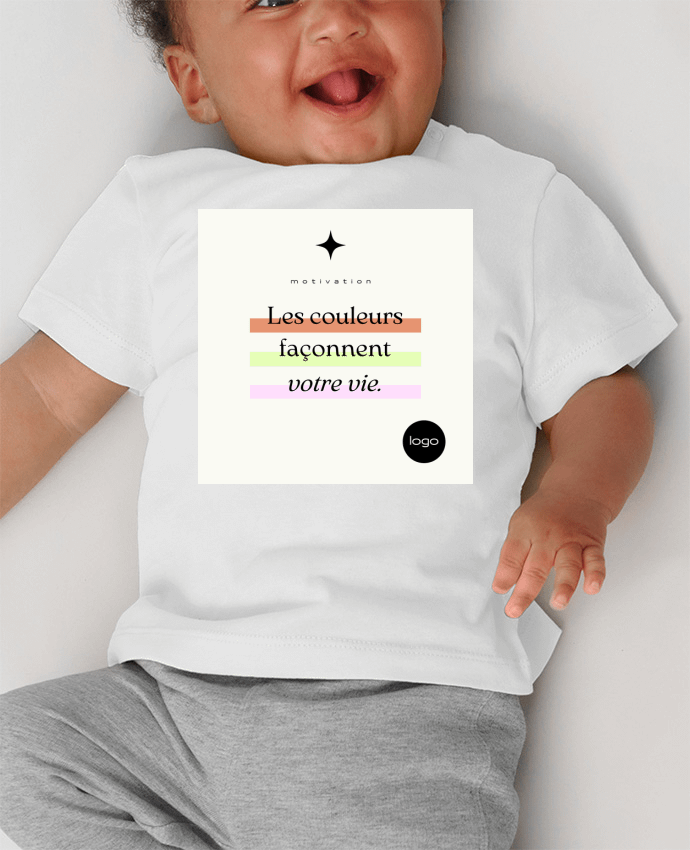 T-shirt bébé insect volant manches courtes du designer victormundele