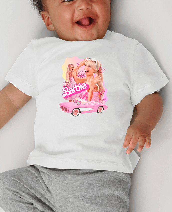 T-shirt bébé Barbie Style manches courtes du designer 21twentyone