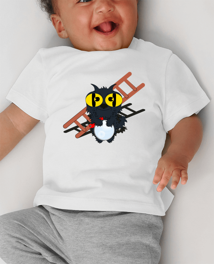 T-shirt bébé GOOD MOMENT manches courtes du designer Santiaguen