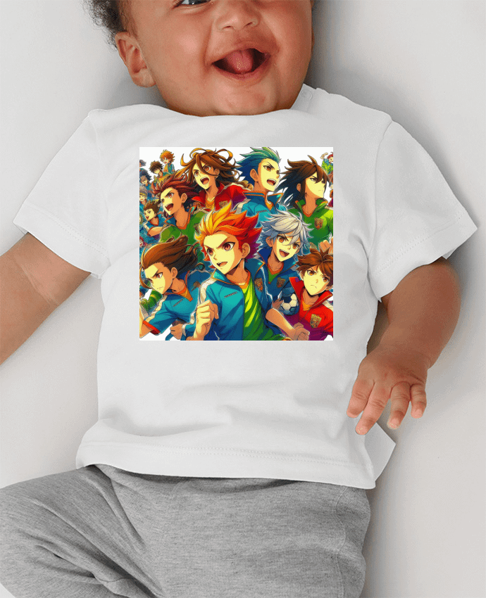 T-shirt bébé Fundas de inazuma eleven manches courtes du designer Gala
