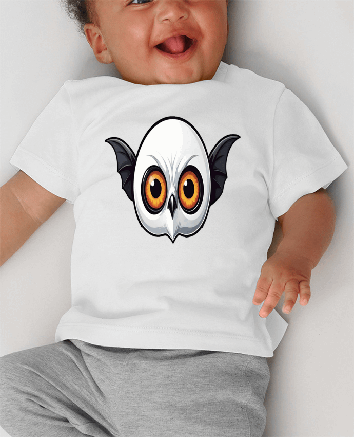 T-shirt bébé YEUX AVEC DES AILES manches courtes du designer 33designerarte