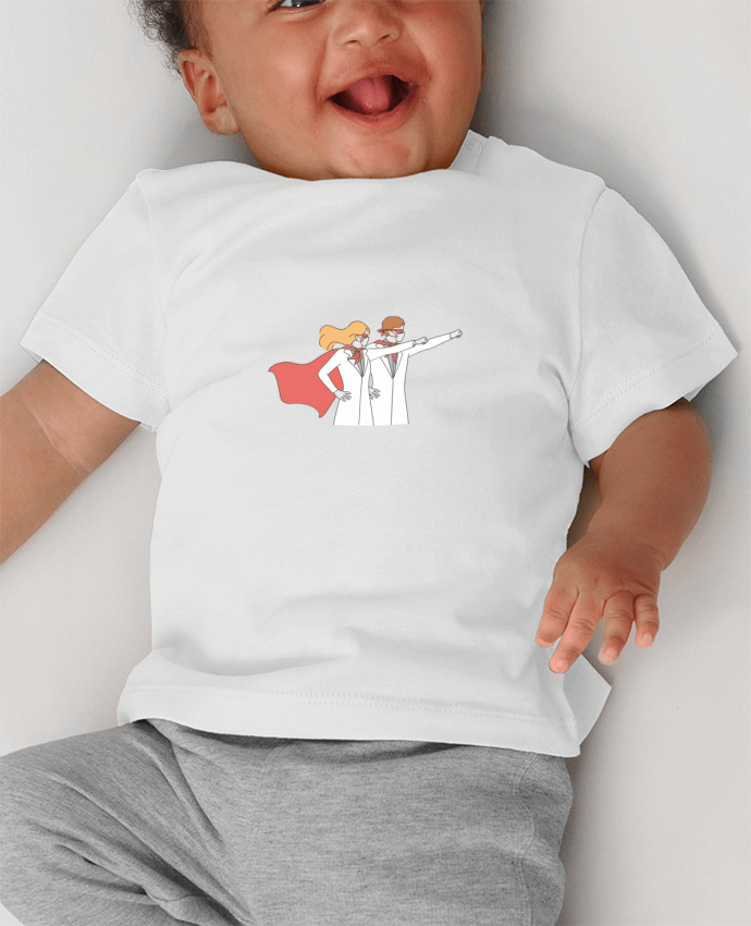 T-shirt bébé enfants rassurés manches courtes du designer COCODJOJO