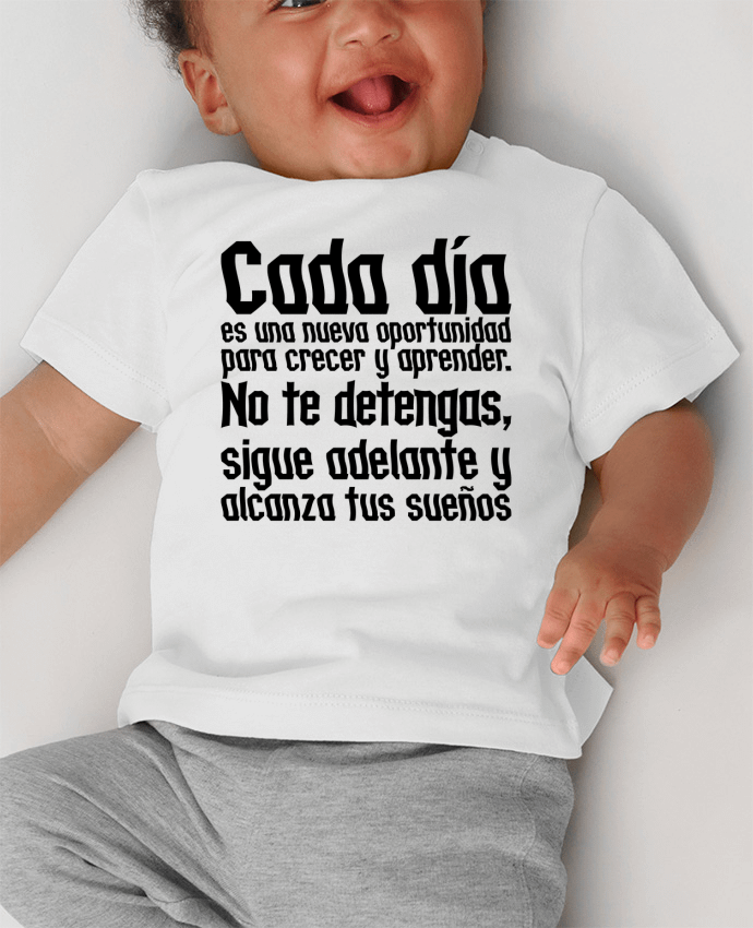 T-shirt bébé No te detengas manches courtes du designer Hector Herrera Desing