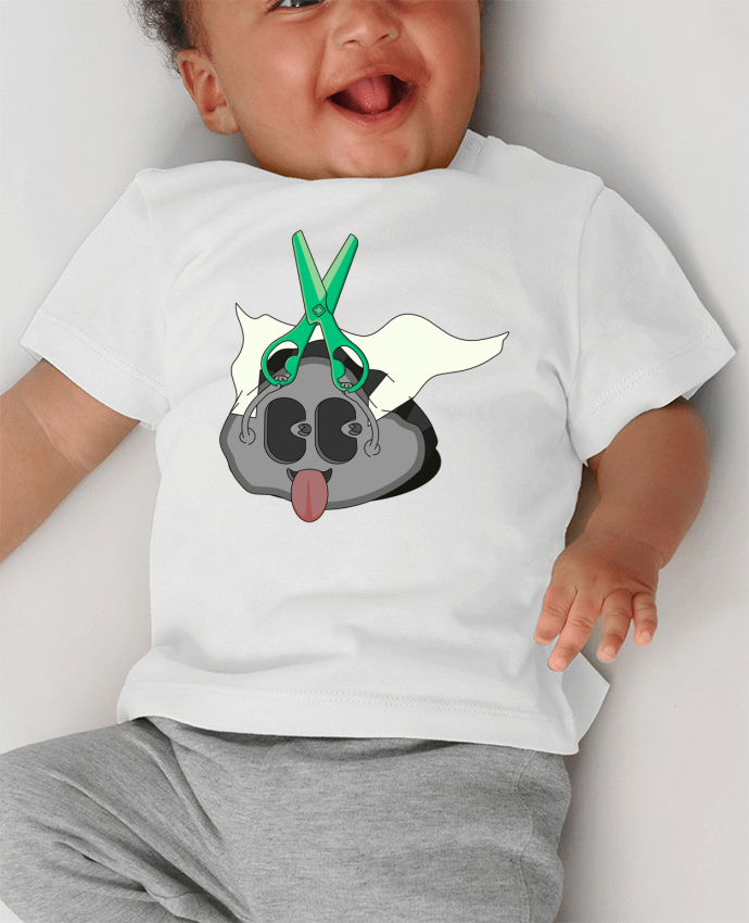 T-shirt bébé UNIT manches courtes du designer Santiaguen