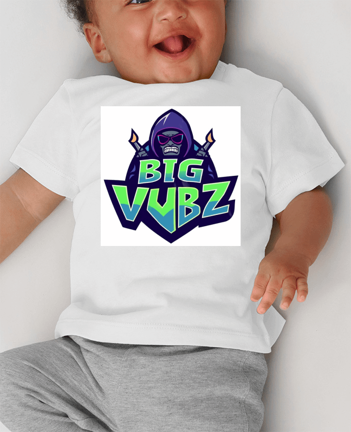 T-shirt bébé BIG VYBZ manches courtes du designer DANCY VYBZ