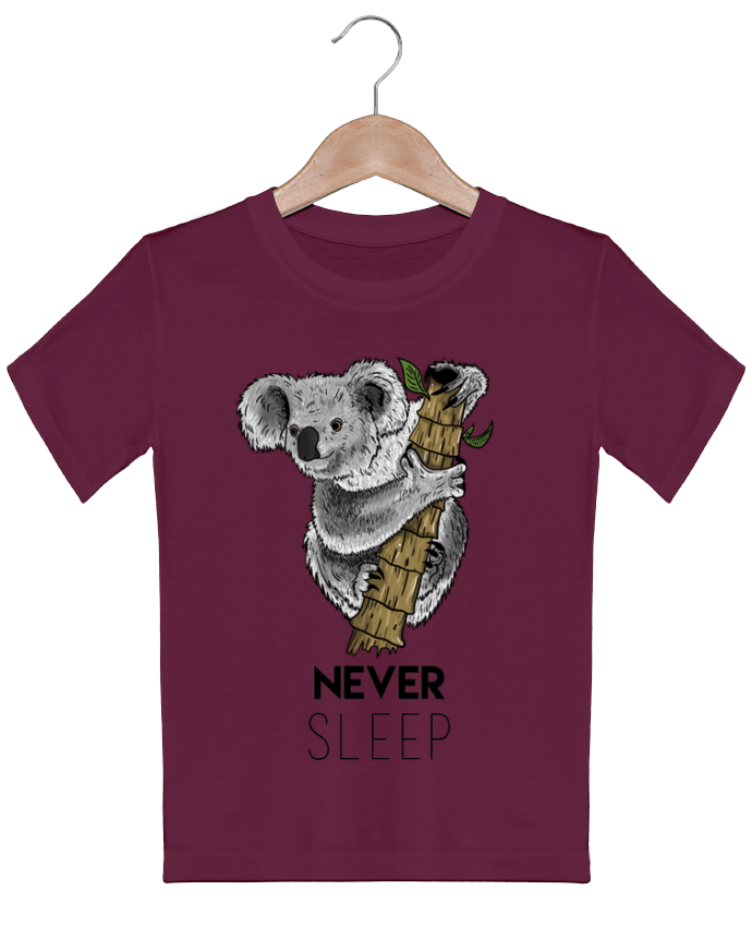 T-shirt garçon motif Never Sleep UpStudio13640