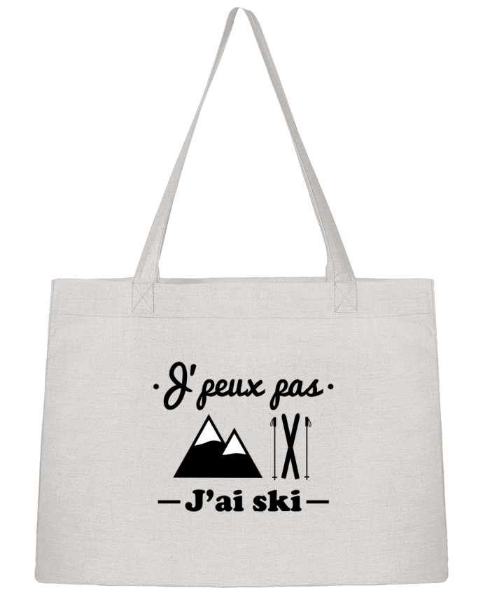 Shopping tote bag Stanley Stella J'peux pas j'ai ski by Benichan