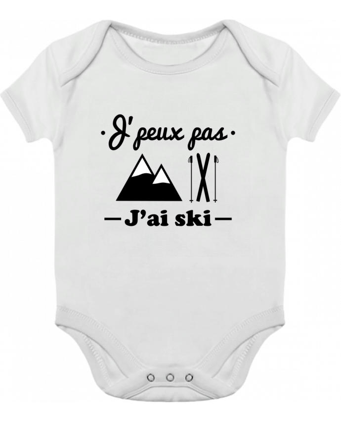 Baby Body Contrast J'peux pas j'ai ski by Benichan