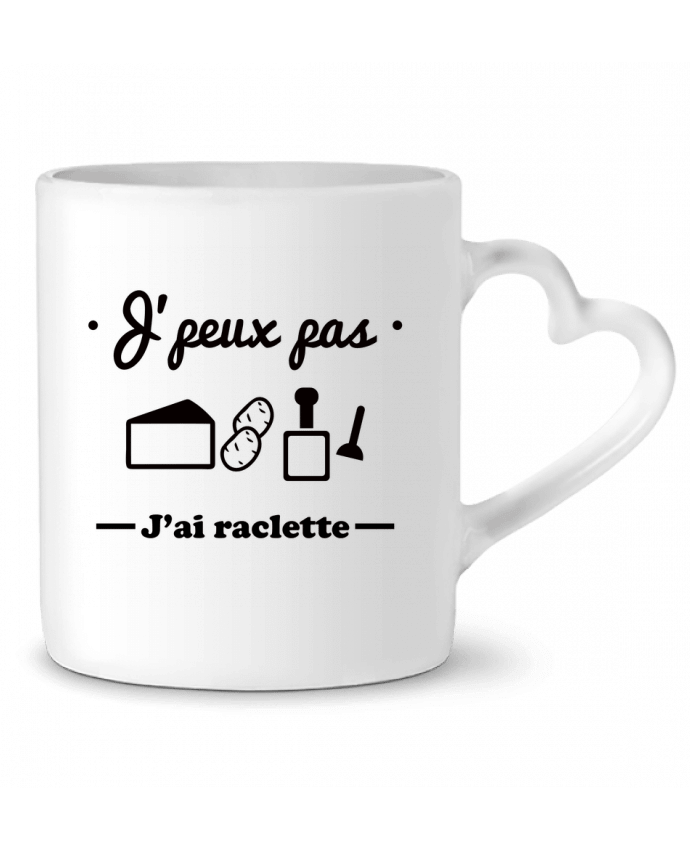 Mug Heart J'peux pas j'ai raclette by Benichan