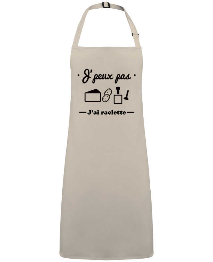 Apron no Pocket J'peux pas j'ai raclette by  Benichan