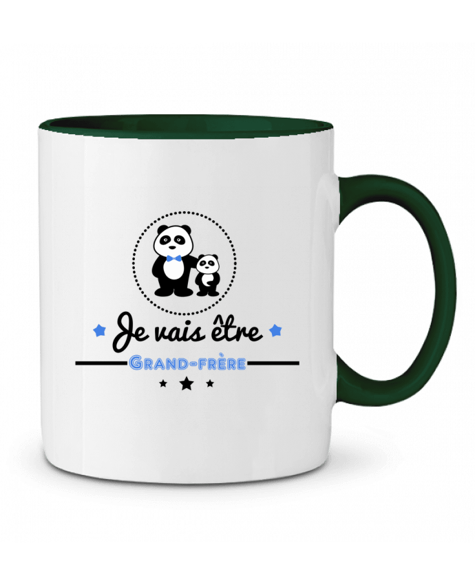 Mug bicolore Bientôt grand-frère - futur grand frère Benichan