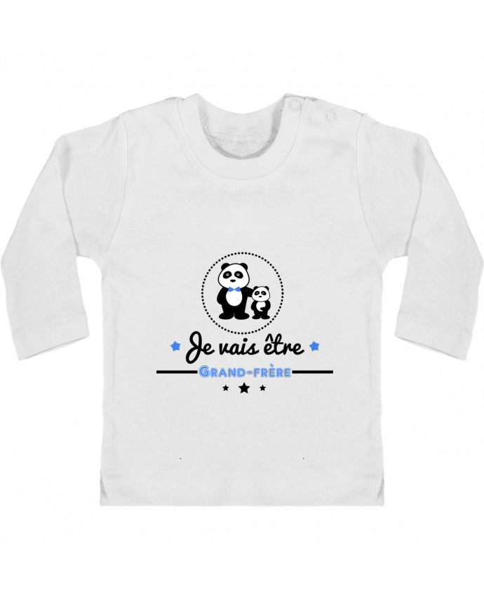 T-shirt bébé Bientôt grand-frère - futur grand frère manches longues du designer Benichan
