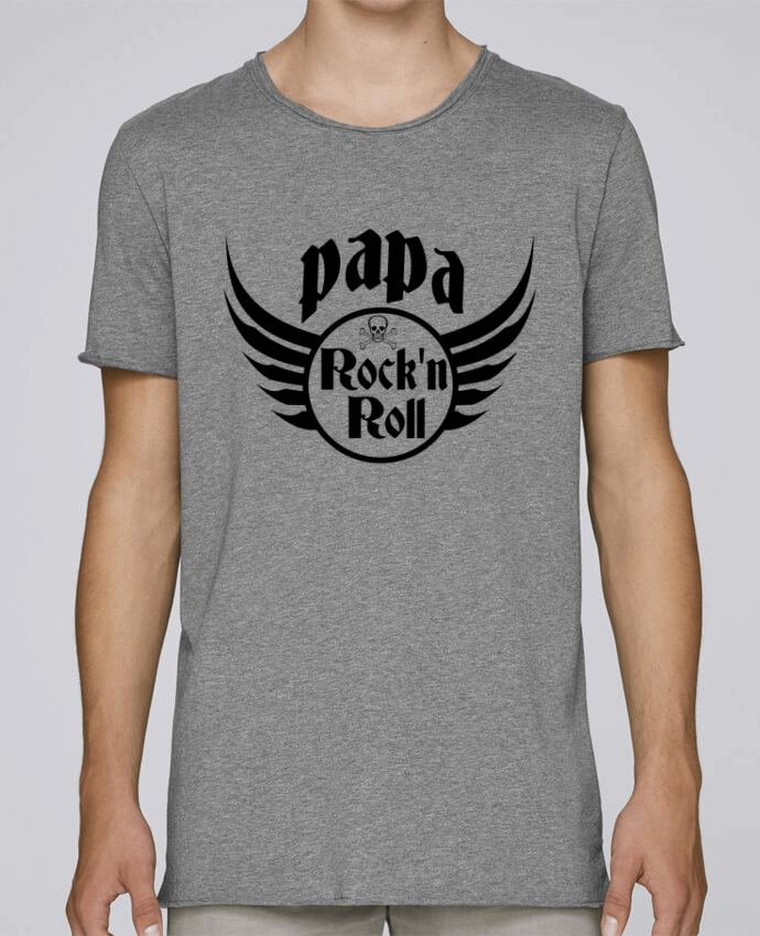  T-shirt Oversized Homme Stanley  Papa rock'n roll par Les Caprices de Filles
