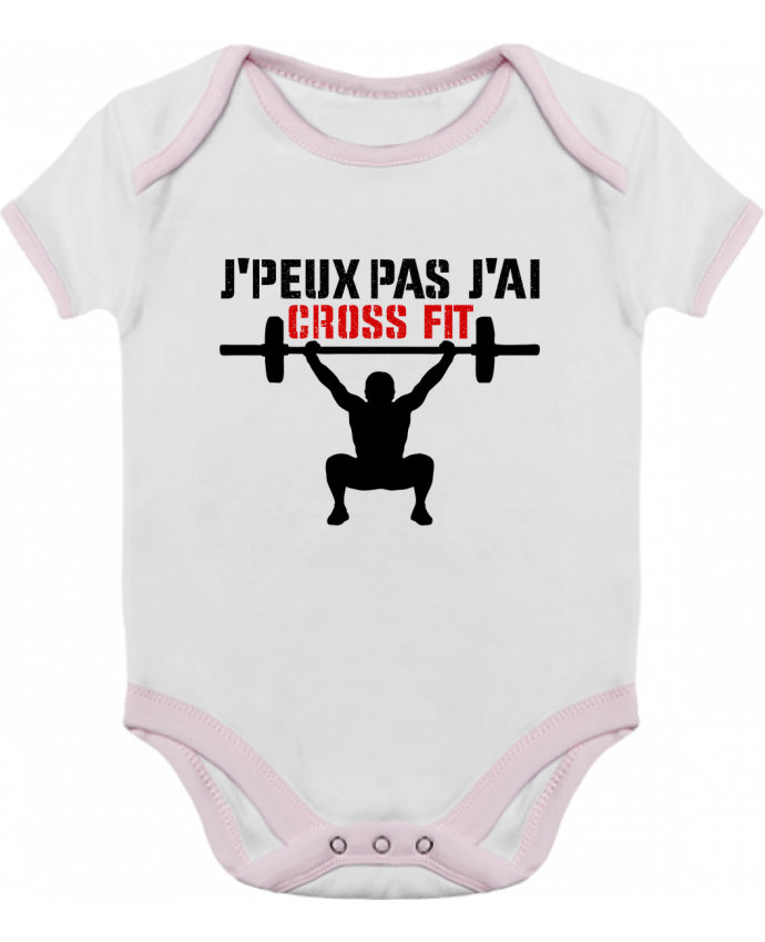 Body Bebé Contraste J'peux pas j'ai Crossfit por tunetoo