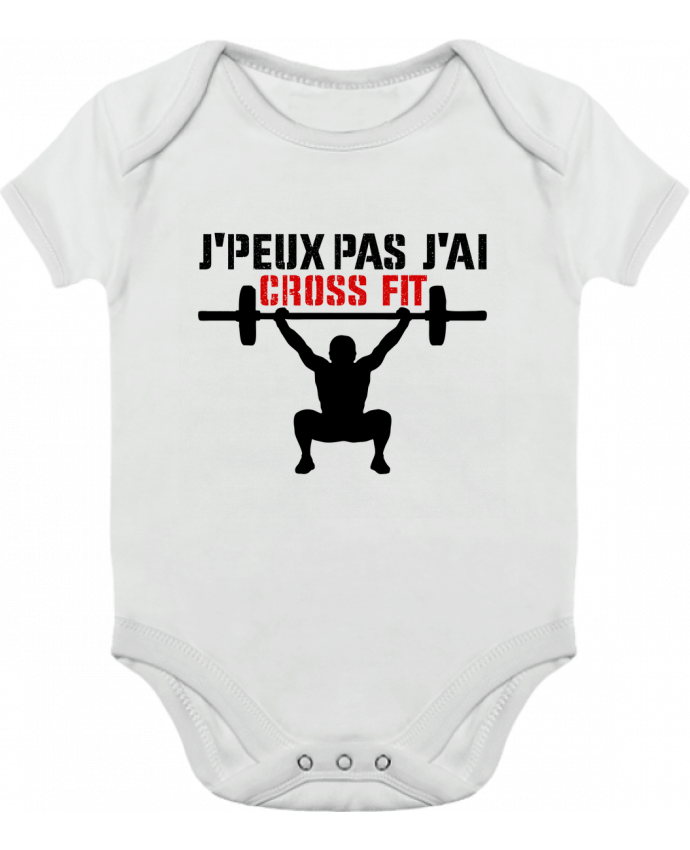 Baby Body Contrast J'peux pas j'ai Crossfit by tunetoo