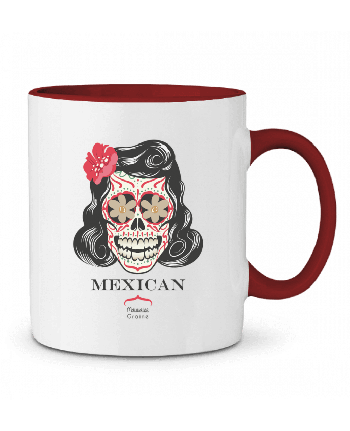 Mug bicolore Mexican crane Mauvaise Graine
