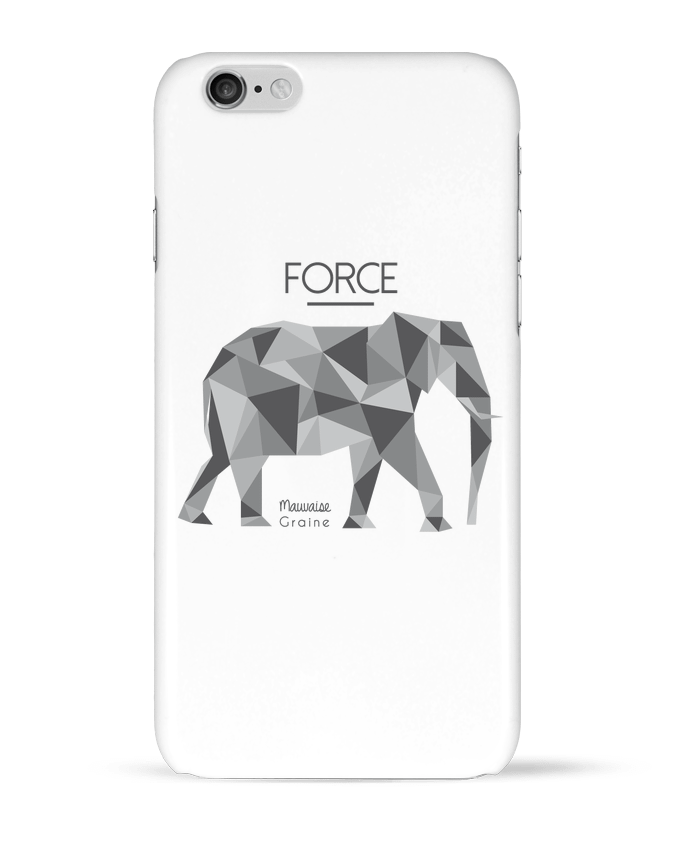Coque iPhone 6 Force elephant origami par Mauvaise Graine