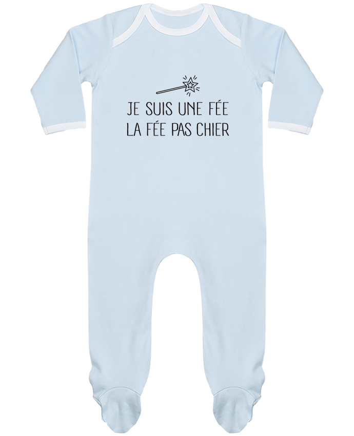 Body Pyjama Bébé Je suis une fée la fée pas chier par Freeyourshirt.com