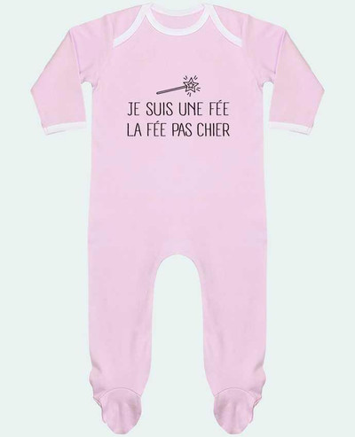 Body Pyjama Bébé Je suis une fée la fée pas chier par Freeyourshirt.com