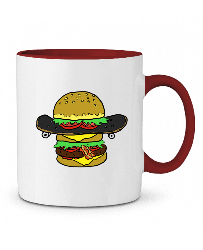 Mug bicolore Skateburger Salade