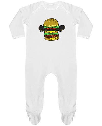 Body Pyjama Bébé Skateburger par Salade