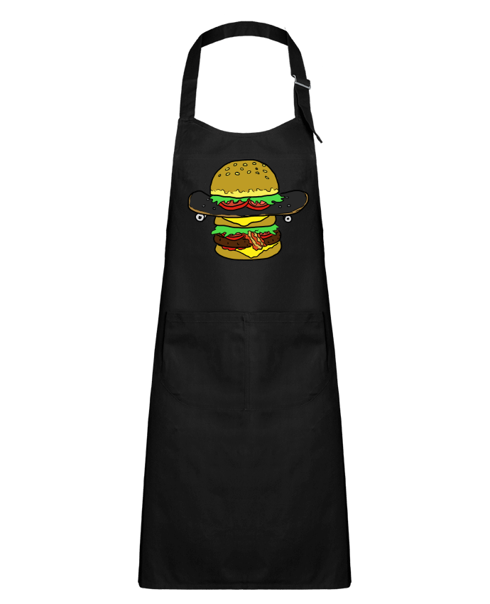 Kids chef pocket apron Skateburger by Salade