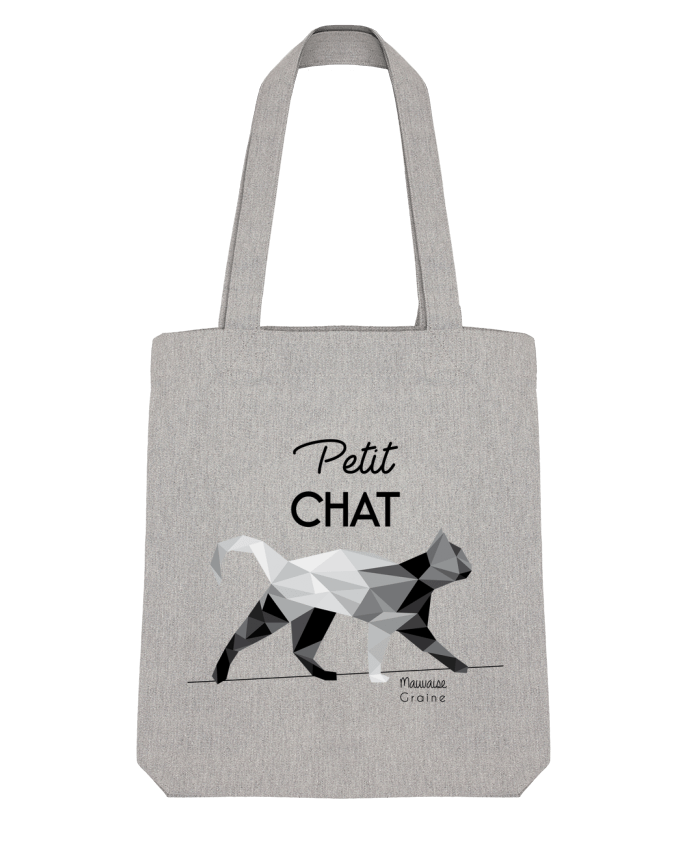 Tote Bag Stanley Stella Petit chat origami by Mauvaise Graine 