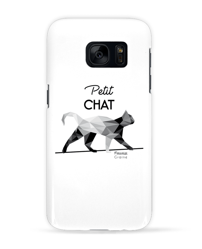 Case 3D Samsung Galaxy S7 Petit chat origami by Mauvaise Graine